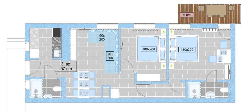Topart Apartman I Balatonfenyves Εξωτερικό φωτογραφία