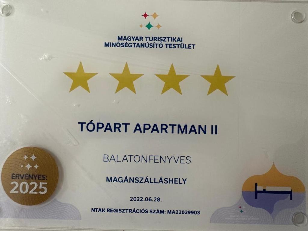 Topart Apartman I Balatonfenyves Εξωτερικό φωτογραφία